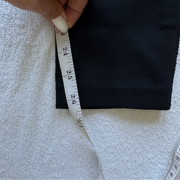 SPANX Black Skinny Pants ankle with side sequin size S - Picture 14 of 14